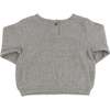 Wide Rib Fuzzy Sweater Knit Brooklyn Boxy, Grey - Sweatshirts - 2