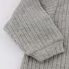 Wide Rib Fuzzy Sweater Knit Brooklyn Boxy, Grey - Sweatshirts - 3