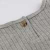 Wide Rib Fuzzy Sweater Knit Brooklyn Boxy, Grey - Sweatshirts - 4