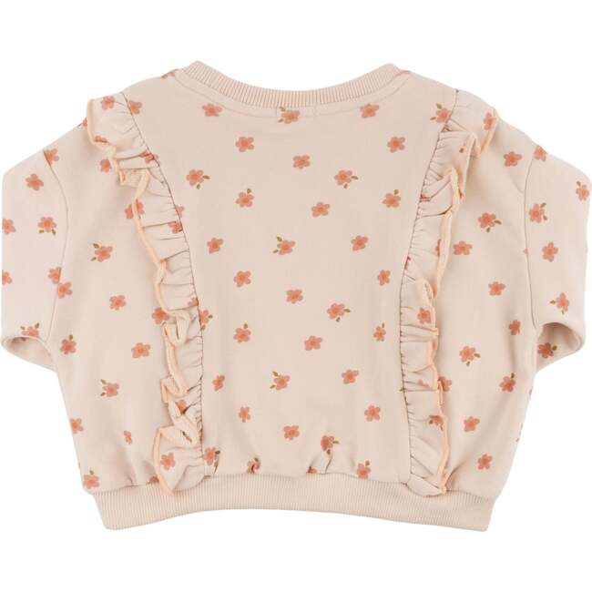 Small Daisies Print Millie Ruffle Boxy, Florals - Sweatshirts - 4