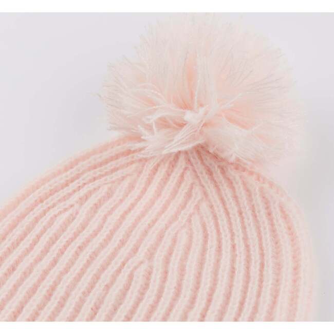 Scandi Pom Hat, Pink - Winter Hats - 2