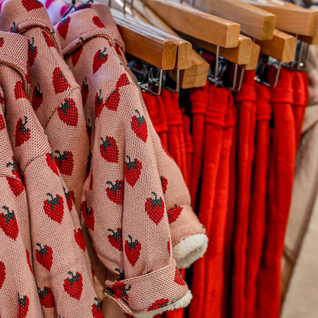 Winter Berries Shacket W/Blush Snowdrift Lining, Red - Jackets - 6