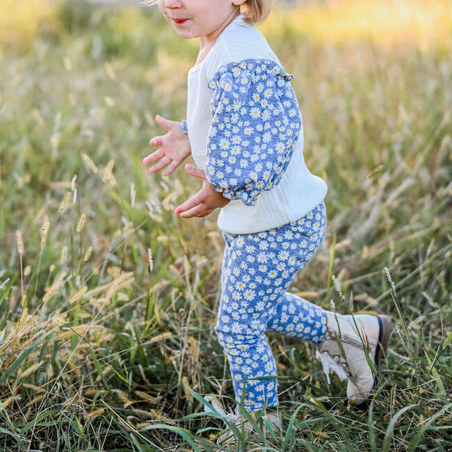 Pucker Mini Daisies Legging, Florals - Leggings - 3