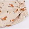 Deer Print Pocket Jogger, Pink - Pants - 4