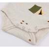 Camping Print Pocket Onesie, Grey - Onesies - 3