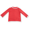 Tweed Style Jacket with Bow Pockets, Red - Jackets - 2