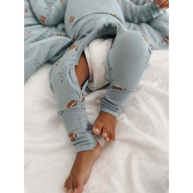 Ultra-Soft Convertible Pajama, Football - Pajamas - 3