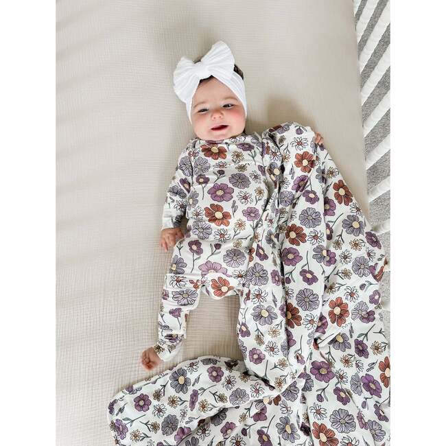 Ultra-Soft Convertible Pajama, Bouquet - Pajamas - 3