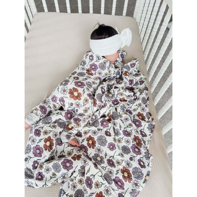 Ultra-Soft Convertible Pajama, Bouquet - Pajamas - 4