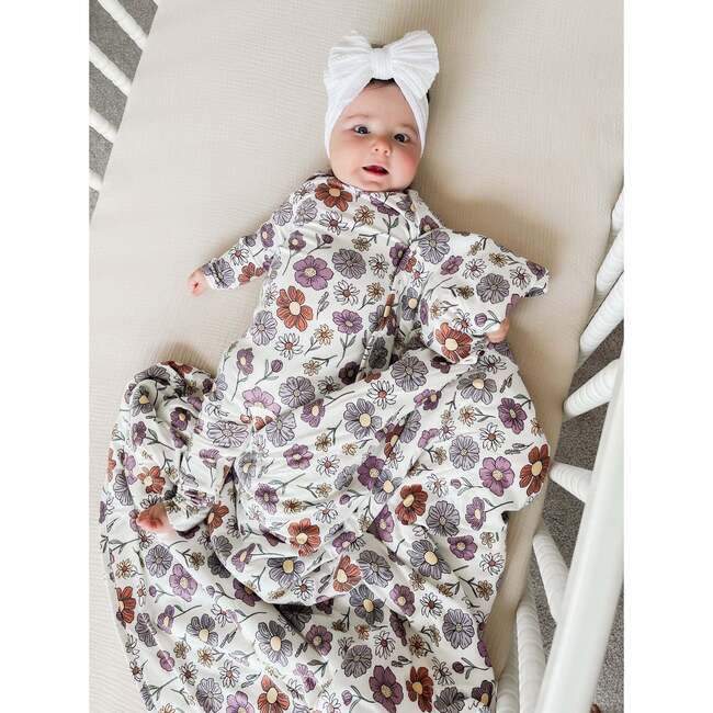 Long Sleeve Transitional Swaddle, 2.5 TOG, Bouquet - Swaddles - 2