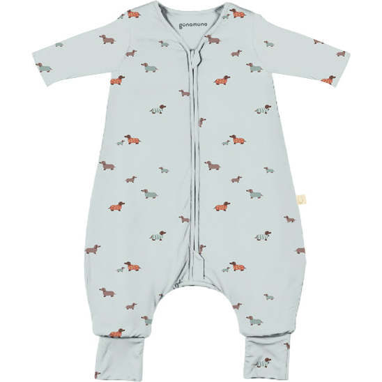 Long Sleeve Footie Sleep Bag, 2.5 TOG, Woof