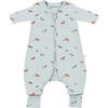 Long Sleeve Footie Sleep Bag, 2.5 TOG, Woof - Sleep Sacks - 1 - thumbnail