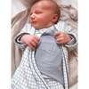 Long Sleeve Baby Swaddle, 1.0 TOG, Checkmate - Swaddles - 4