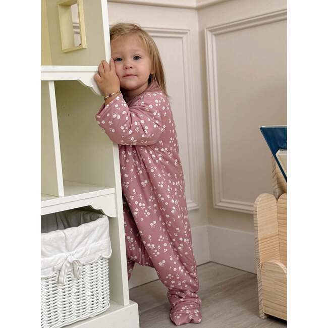 Long Sleeve Footie Sleep Bag, 2.5 TOG, Mini Floral - Sleep Sacks - 4