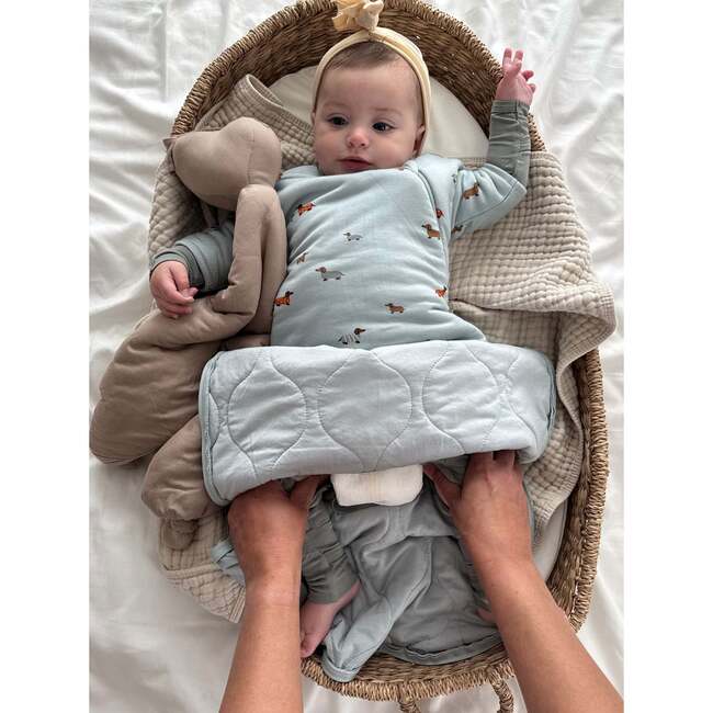 Long Sleeve Transitional Swaddle, 2.5 TOG, Woof - Swaddles - 2