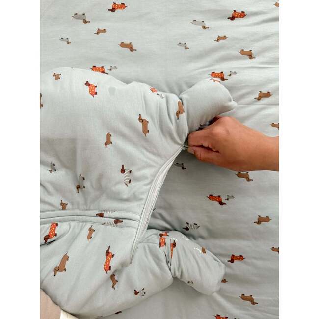 Footie Sleep Bag, 1.0 TOG, Woof - Sleep Sacks - 3