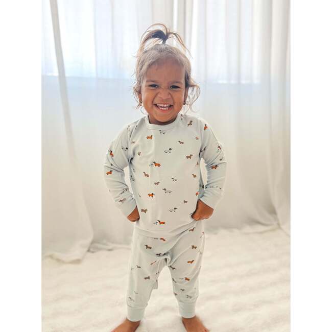 Fleece Sweatsuit, Woof - Mixed Apparel Set - 2