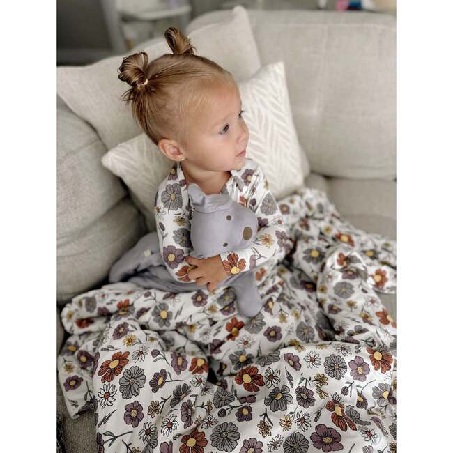Cozy Cloud Comforter Baby Blanket, 2.5 TOG, Toddler, 57x39 Inch, bouquet - Blankets - 3