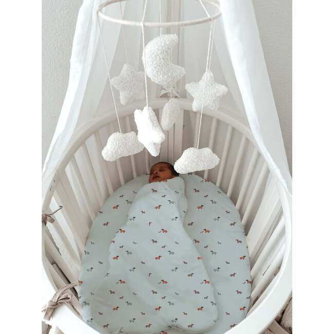 Baby Crib Sheets, 28x52, Woof - Crib Sheets - 2