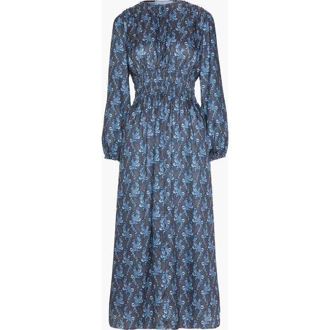 The Rosely Dress, Navy Cala Paisley