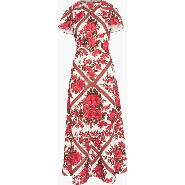 The Davina Dress, Red Diamond Rose