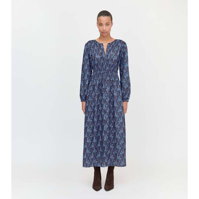 The Rosely Dress, Navy Cala Paisley - Dresses - 2