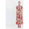 The Davina Dress, Red Diamond Rose - Dresses - 2