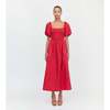 The Julia Dress, Carmine Red - Dresses - 2