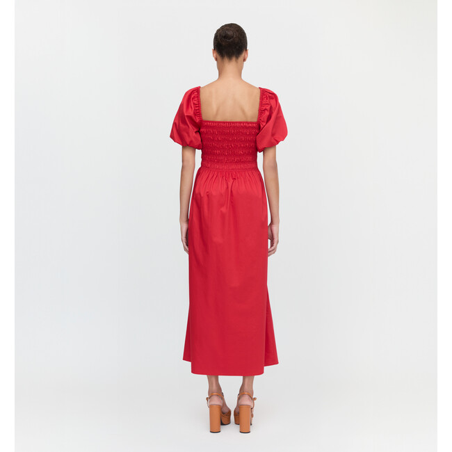 The Julia Dress, Carmine Red - Dresses - 3