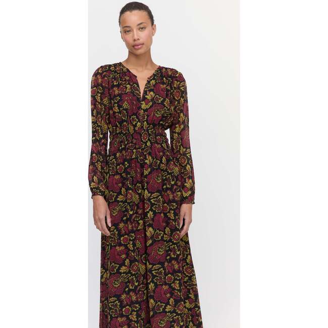 The Rosely Dress, Black Palampore Floral - Dresses - 3