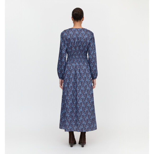 The Rosely Dress, Navy Cala Paisley - Dresses - 5