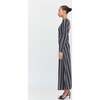 The Selene Dress, Black Cobalt Medallion Stripe - Dresses - 5