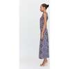 The Sloane Dress, Brown Cobalt Medallion - Dresses - 4