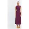 The Sloane Dress, Aubergine - Dresses - 2