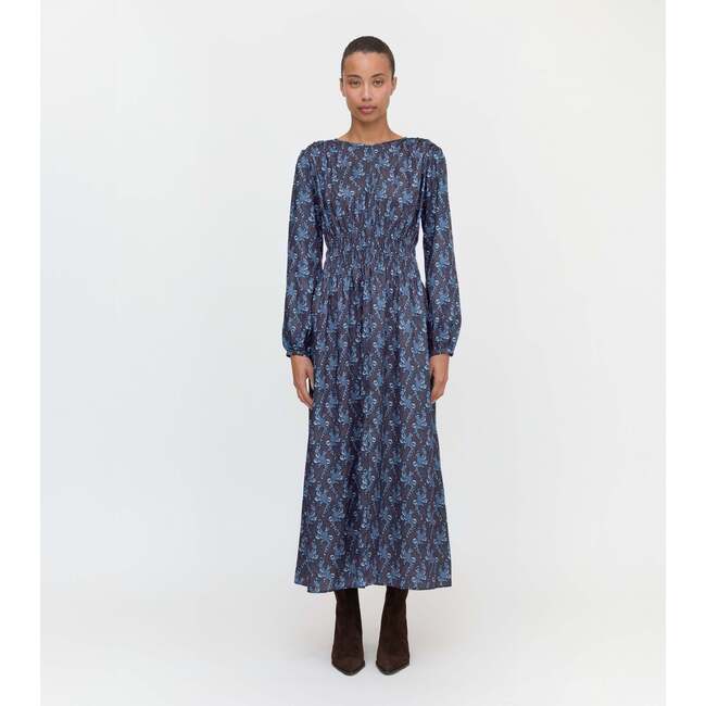 The Rosely Dress, Navy Cala Paisley - Dresses - 6
