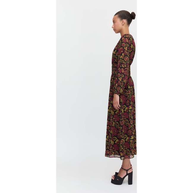 The Rosely Dress, Black Palampore Floral - Dresses - 5