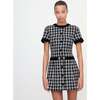 The Allegra Dress, Black and White Tweed - Dresses - 2