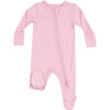 2 Way Ruffle Zipper Footie, Pink - Footie Pajamas - 1 - thumbnail