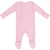 2 Way Ruffle Zipper Footie, Pink - Footie Pajamas - 2