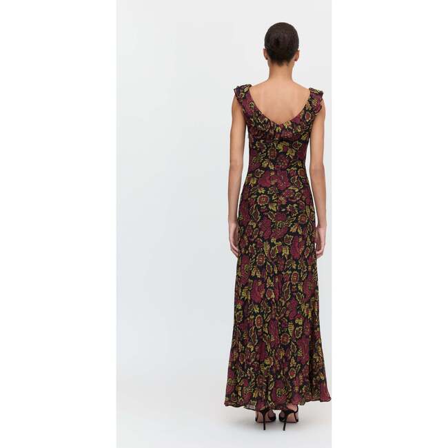 The Augustina Dress, Black Palampore Floral - Dresses - 5