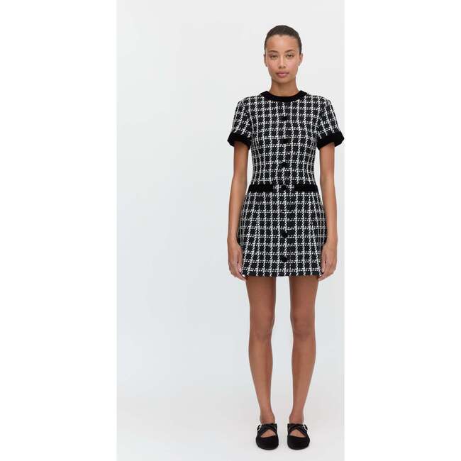 The Allegra Dress, Black and White Tweed - Dresses - 6