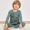 Kids 2 Piece Green Dinosuars Pajamas - Pajamas - 2