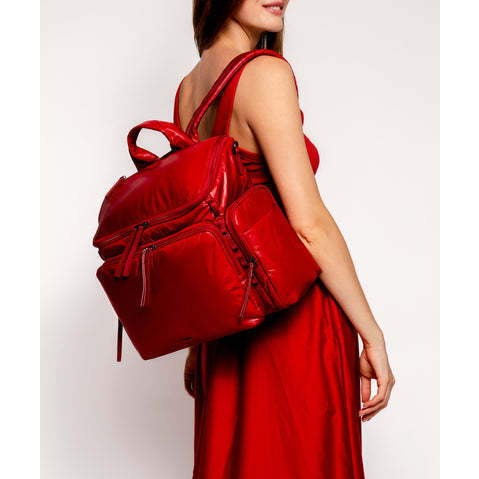 Baby Bag Large Red Dahlia - Diaper Bags - 2