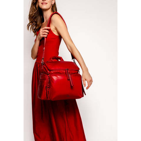 Baby Bag Large Red Dahlia - Diaper Bags - 3