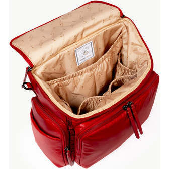 Baby Bag Large Red Dahlia - Diaper Bags - 7