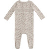 Smocked Floral Footie, Pink - Footie Pajamas - 1 - thumbnail