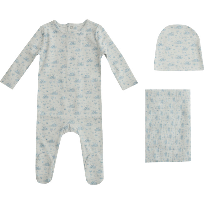 Farmhouse Print Set, Blue