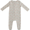 Farmhouse Print Footie, pink - Footie Pajamas - 1 - thumbnail