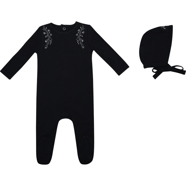 Floral Wreath Footie and Hat