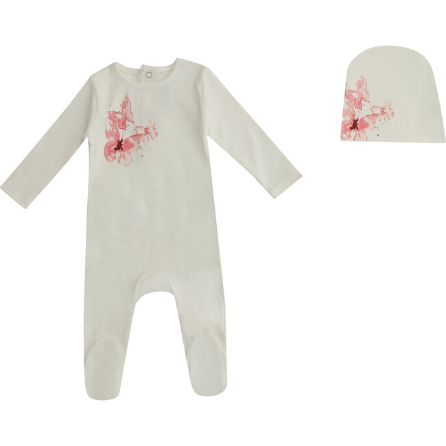 Butterfly Footie and Hat